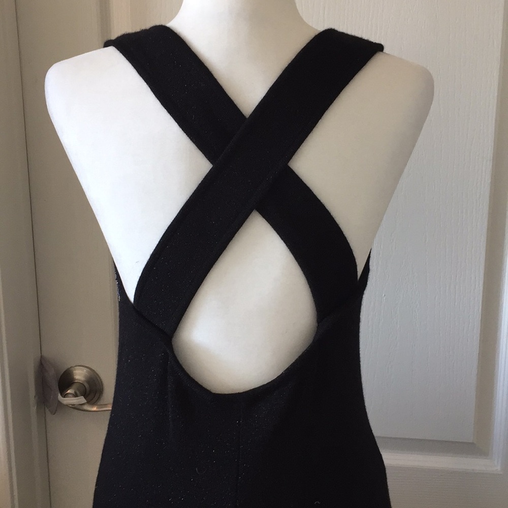 Carole Little ✨ PM black embroidered dress - Picture 4 of 7